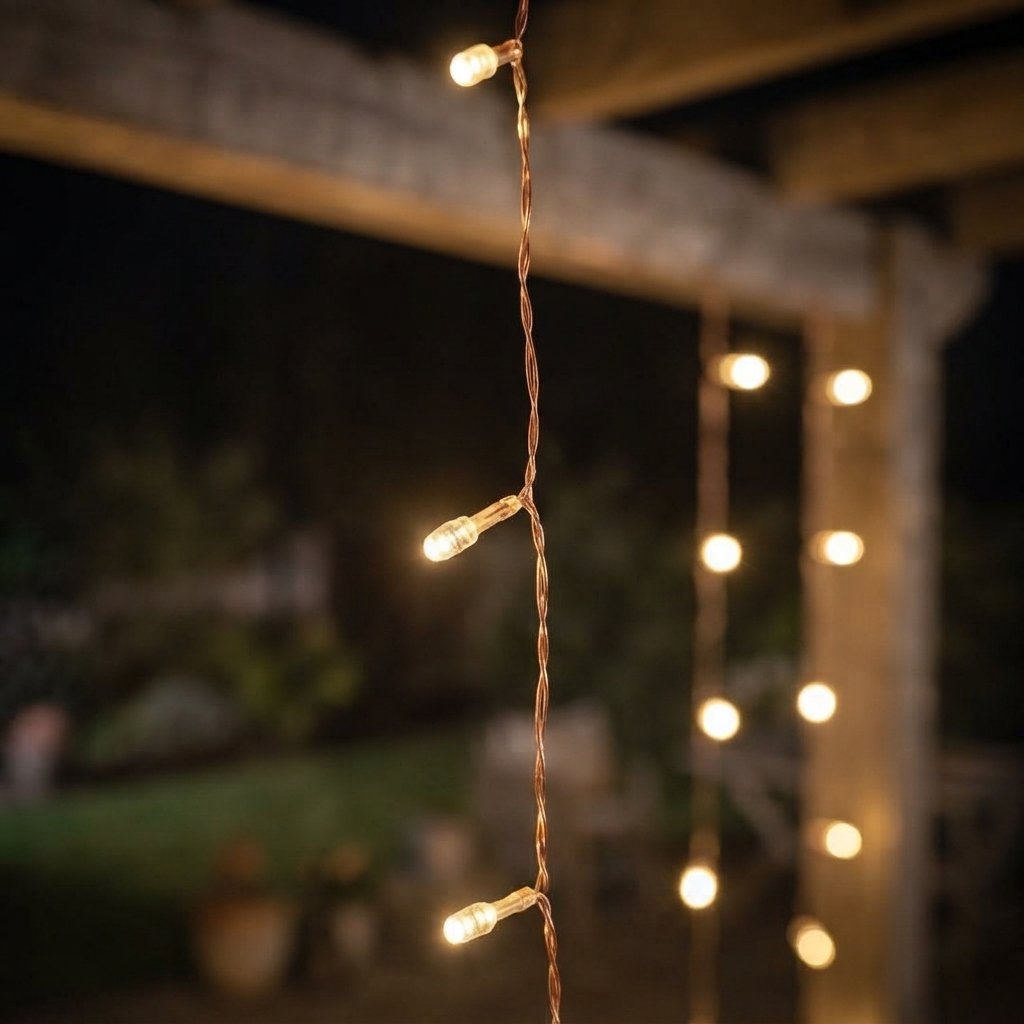LED Curtain Fairy Lights with Remote, 8 Modes, USB
