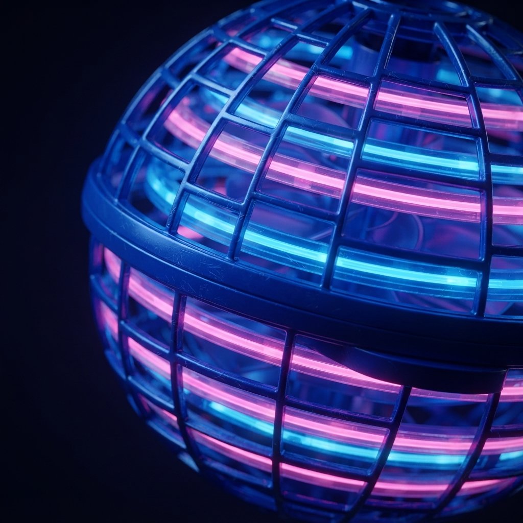LED Hovering Flying Ball Toy with Colour-Changing Lights