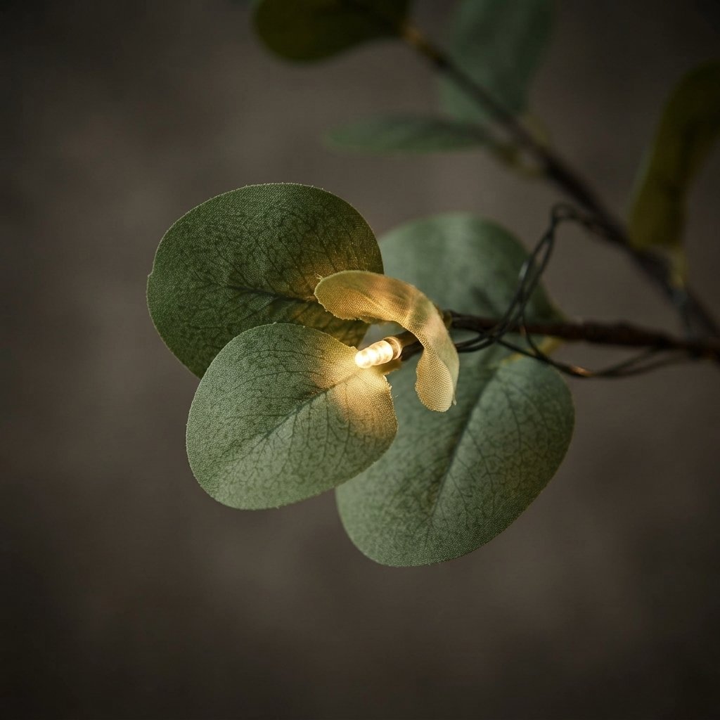 LED Light-Up Decorative Branch with Warm White Fairy Lights