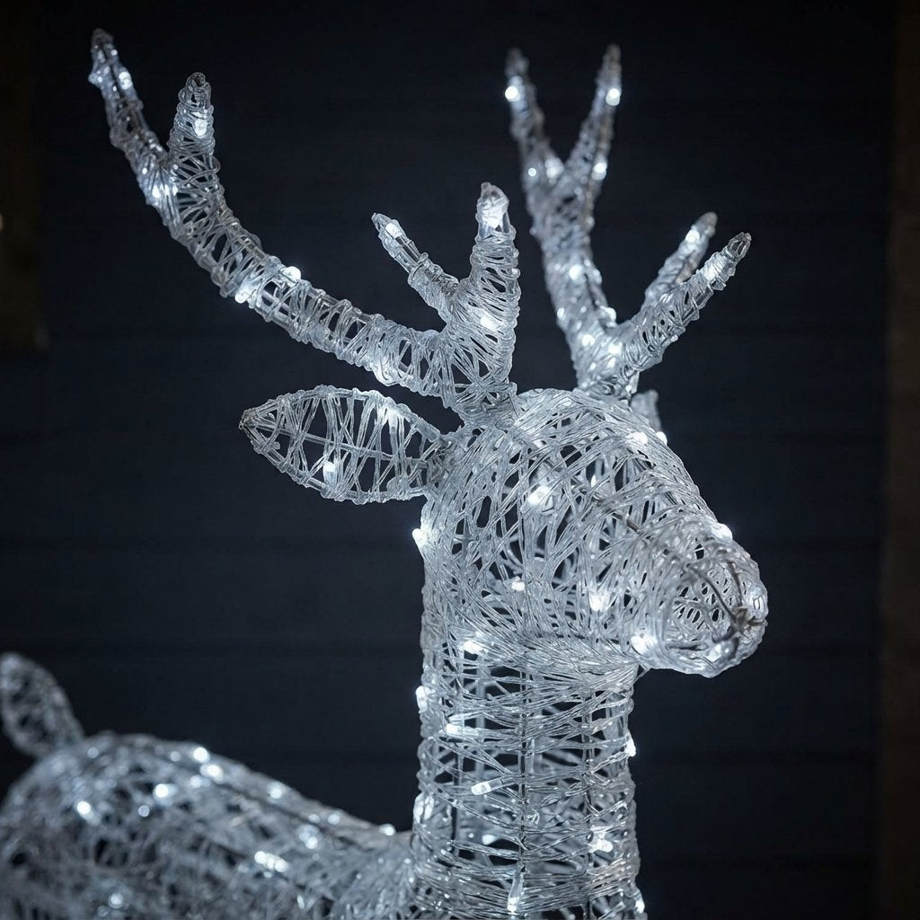 LED Reindeer Family Set – Outdoor Christmas Decoration