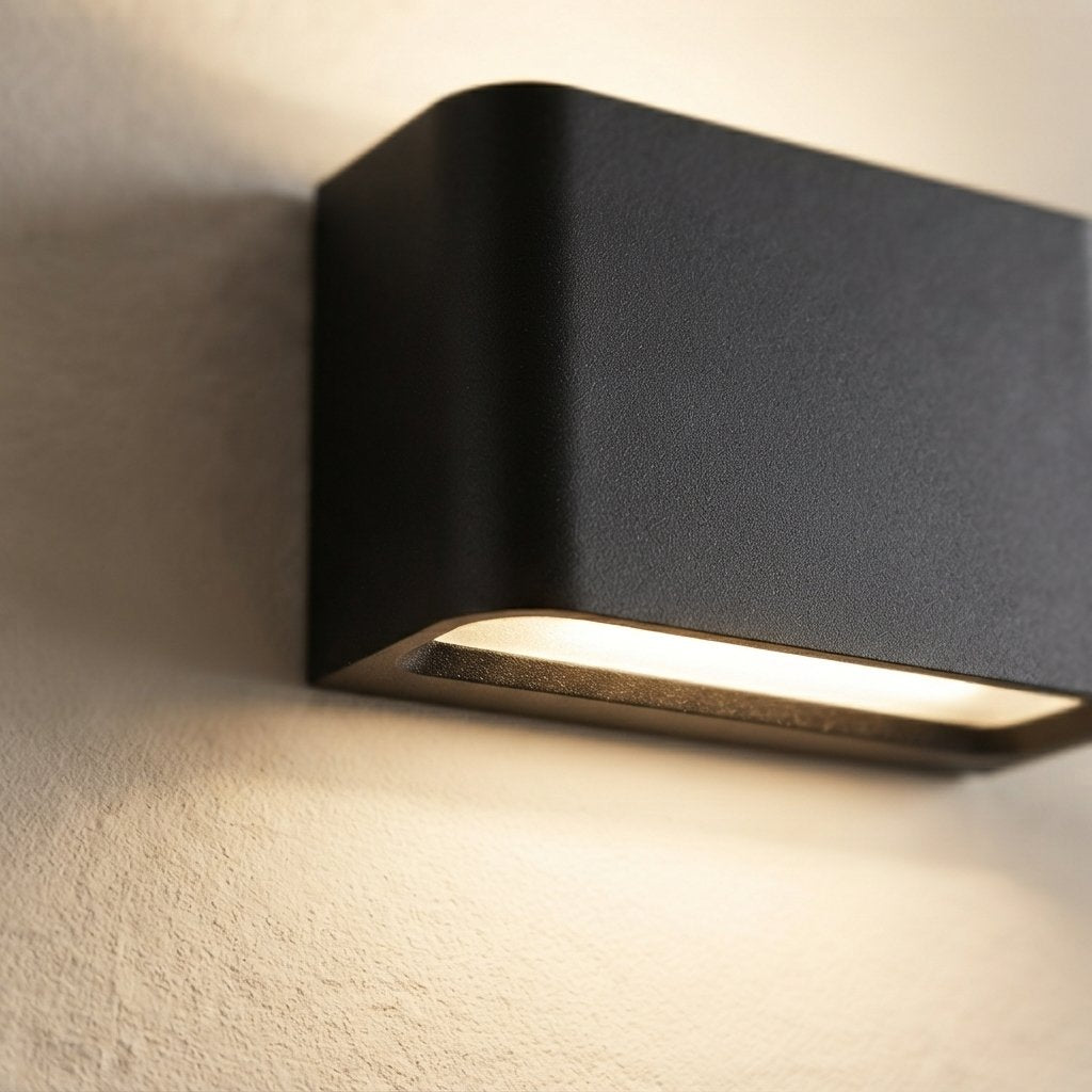 LED Up-Down Wall Light, Indoor & Outdoor, Black or White