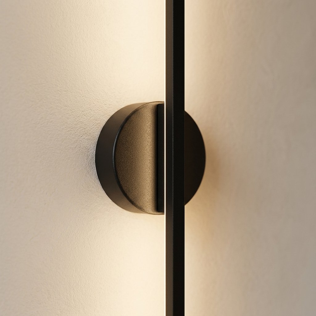 Linear LED Wall Light, Black or Gold, 4 Sizes