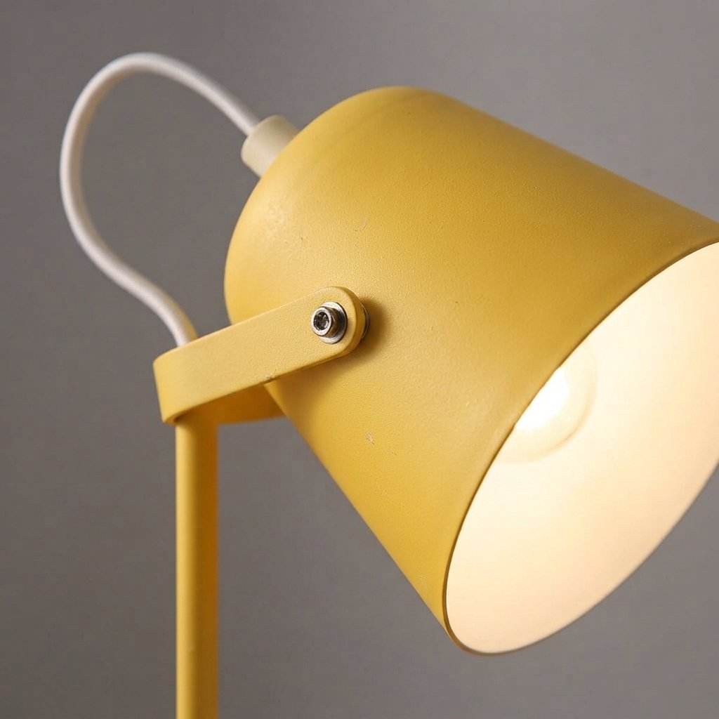 Metal Desk Lamp, Nordic Minimalist Style, LED Reading Light