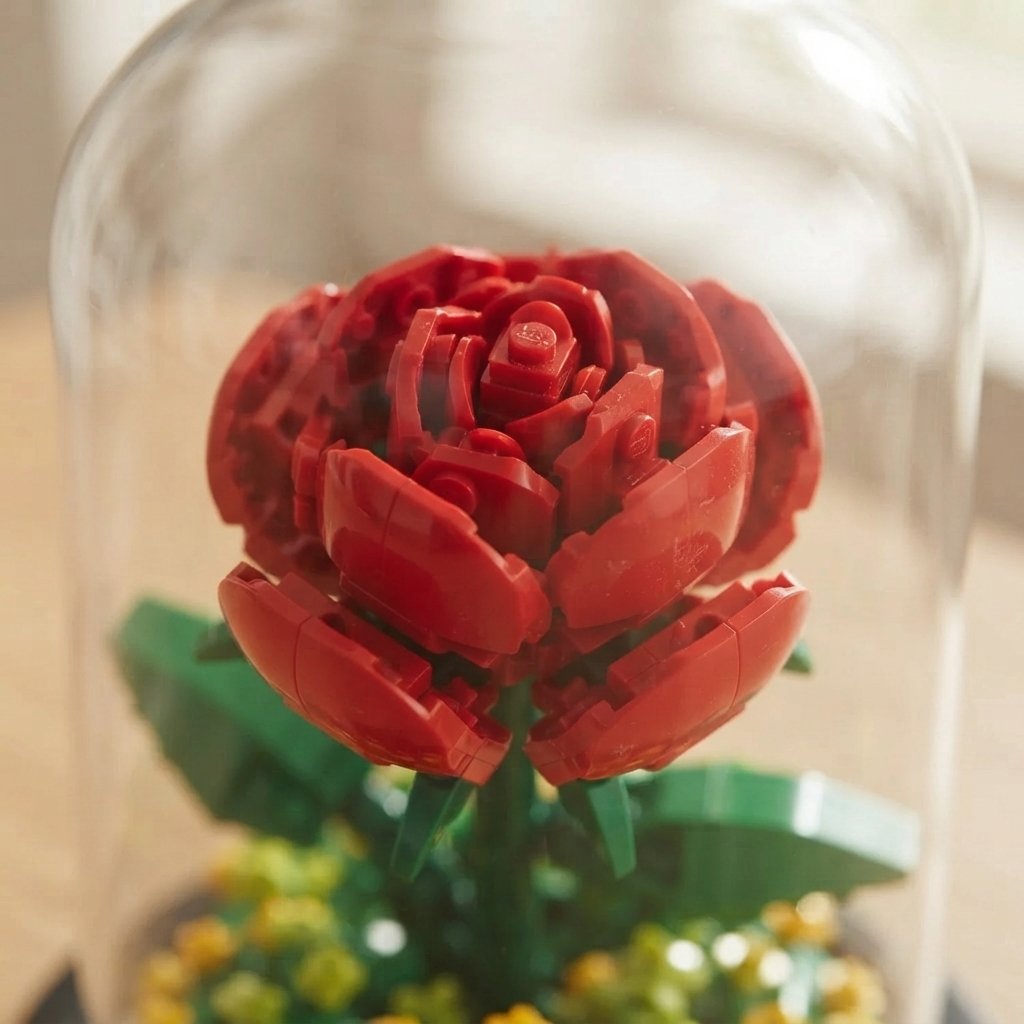 Micro Flower Building Block Set with Display Dome