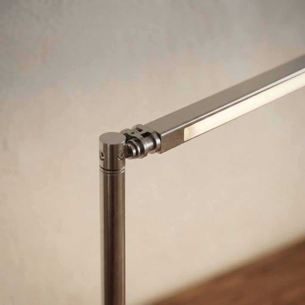 Minimalist LED Linear Floor Lamp with Adjustable Arm
