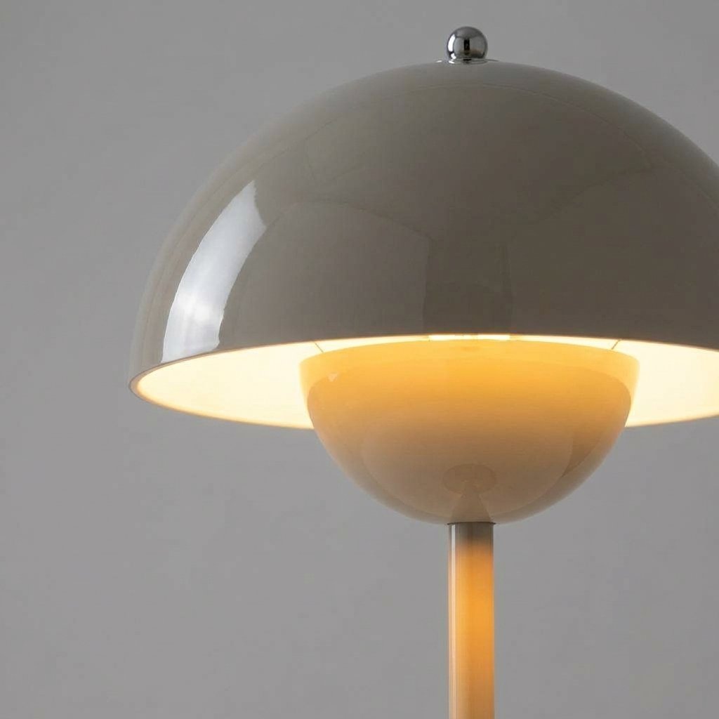 Mushroom Dome Table Lamp with Rounded Base