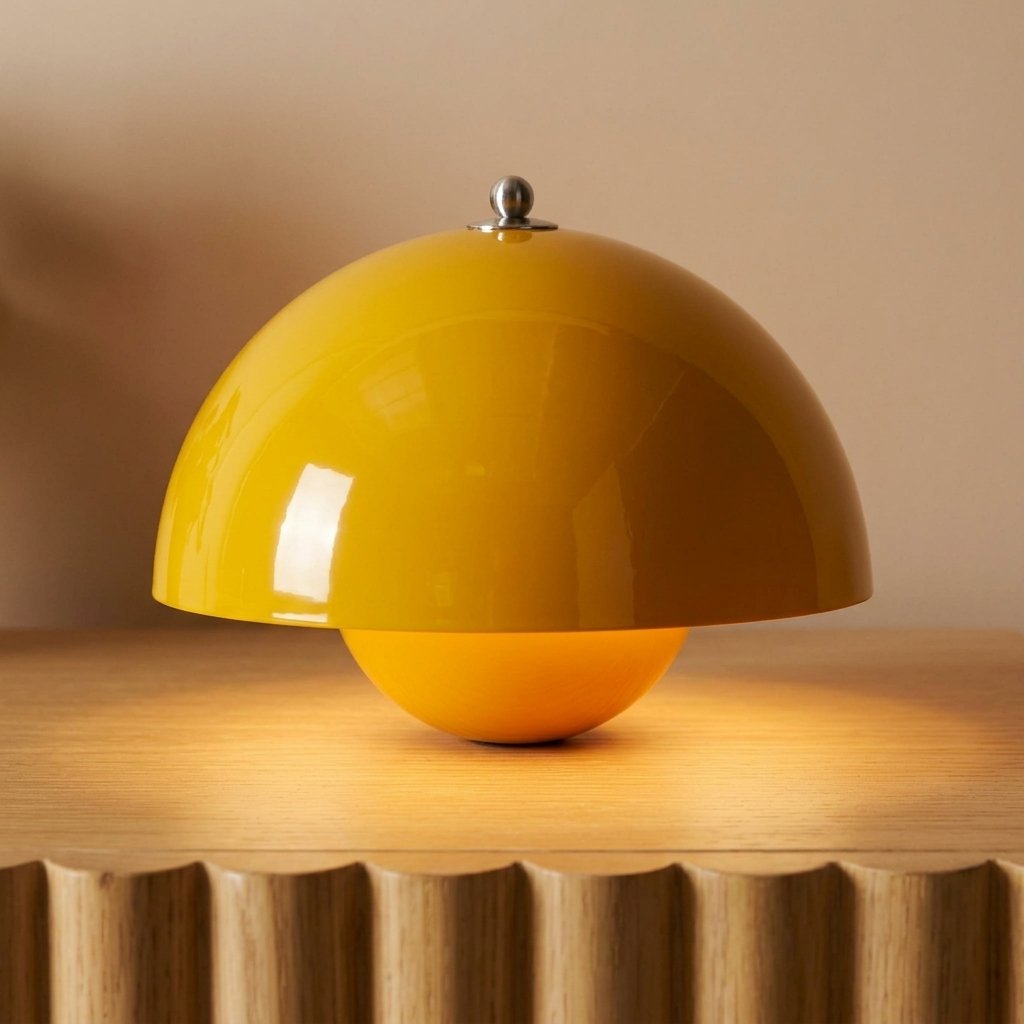Mushroom Table Lamp, Cordless Rechargeable LED