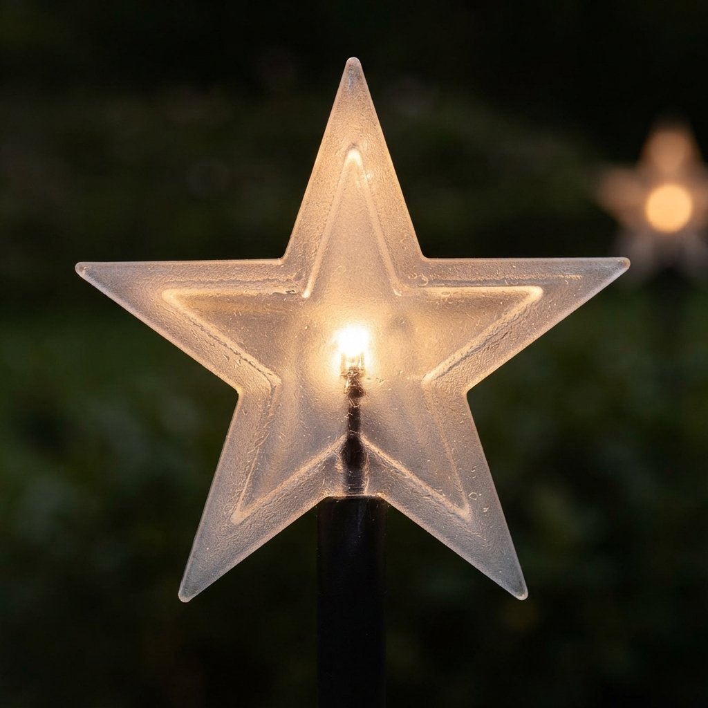 Outdoor LED Garden Stake Lights, Christmas Shapes, Set of 5