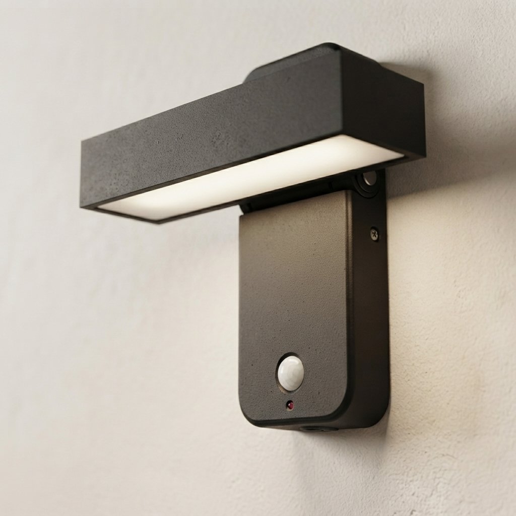 Outdoor Wall Light with PIR Sensor, IP65, 20 cm or 30 cm