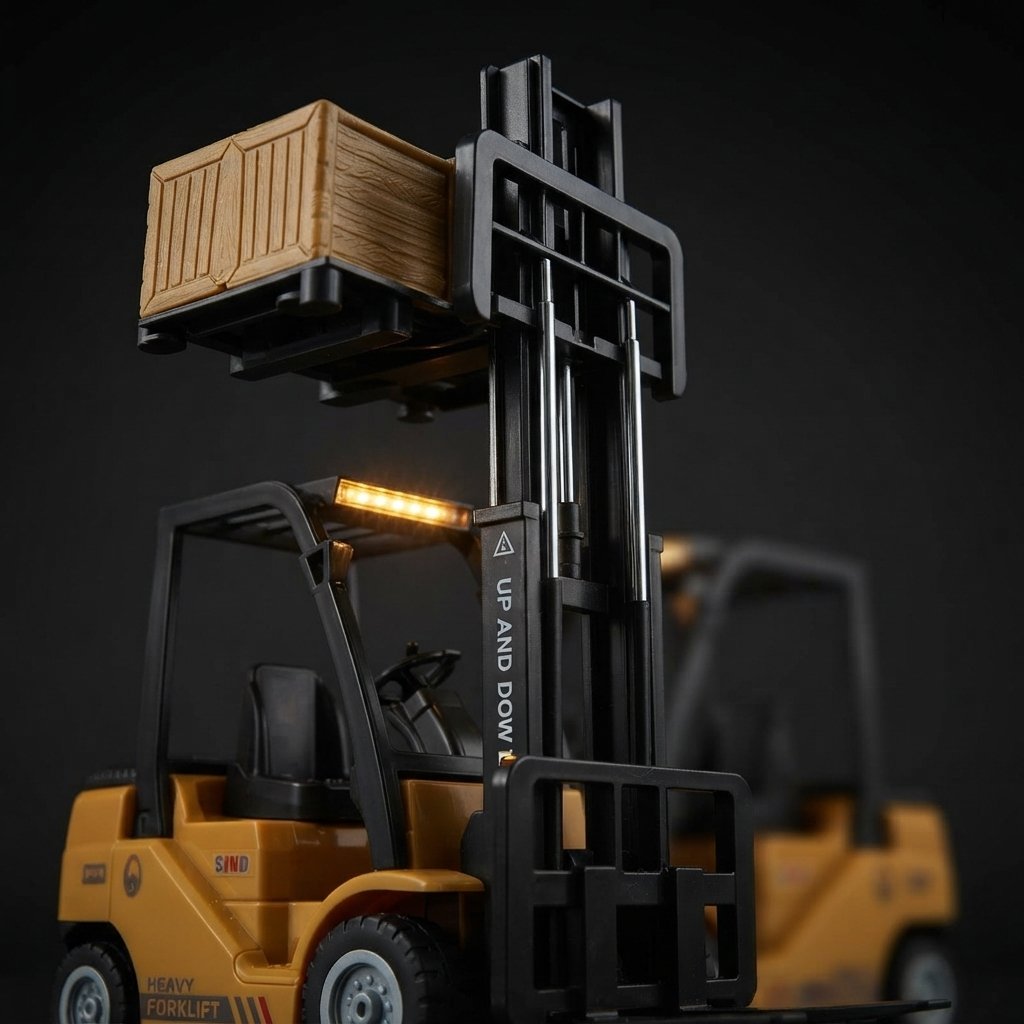 RC Forklift Truck 1:24 Scale with Lights & Trailer