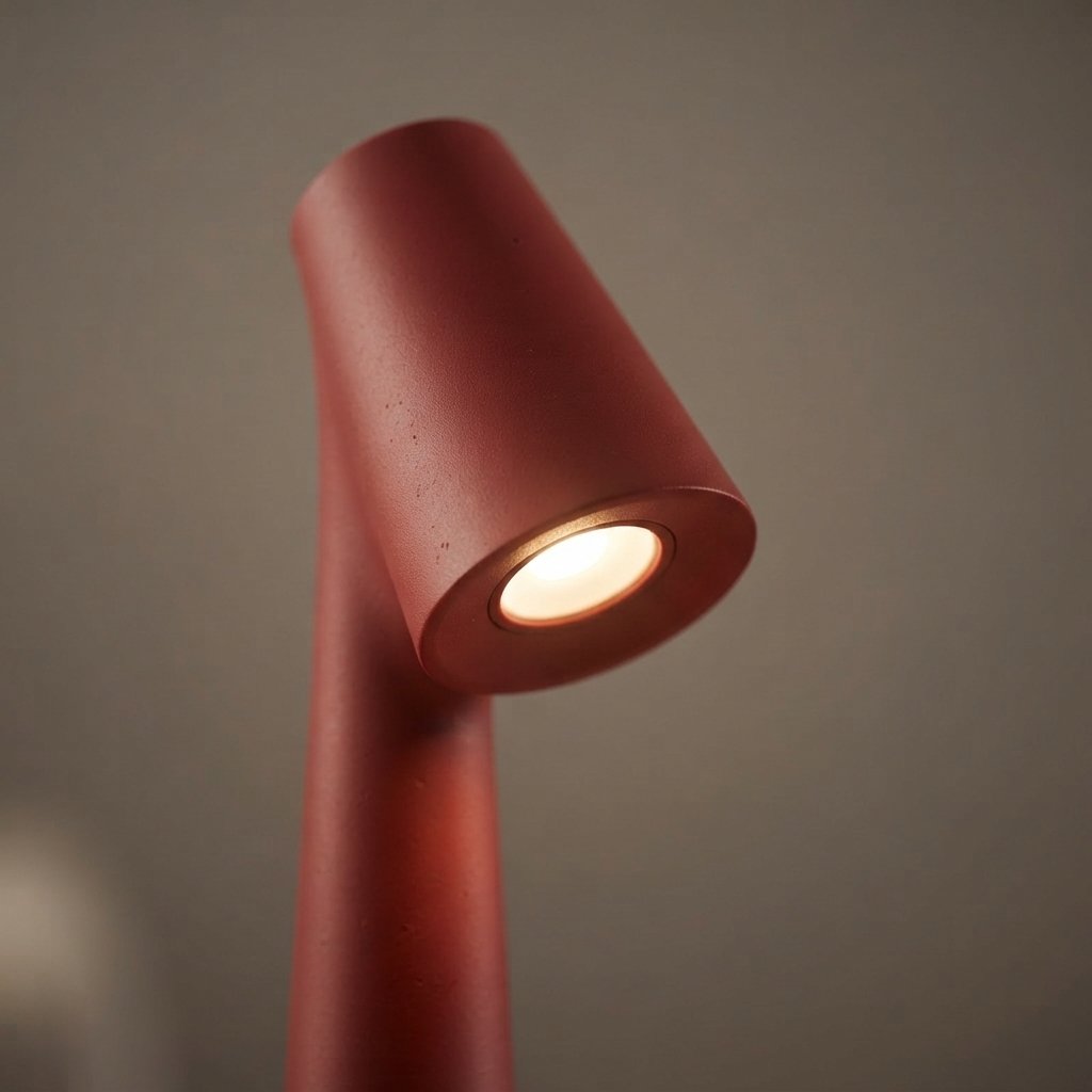 Rechargeable Touch-Dimming LED Table Lamp, Slim Design