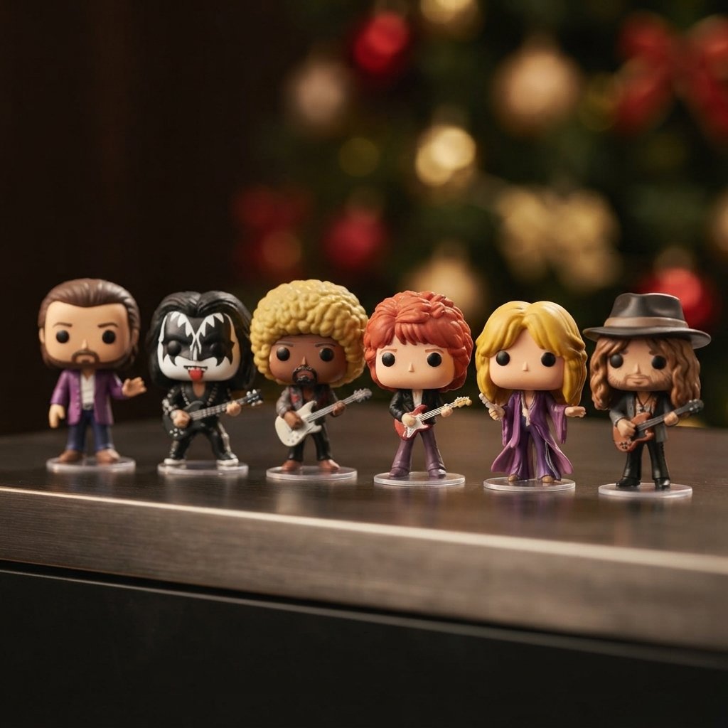 Rock and Roll Advent Calendar with 24 Mini Figures
