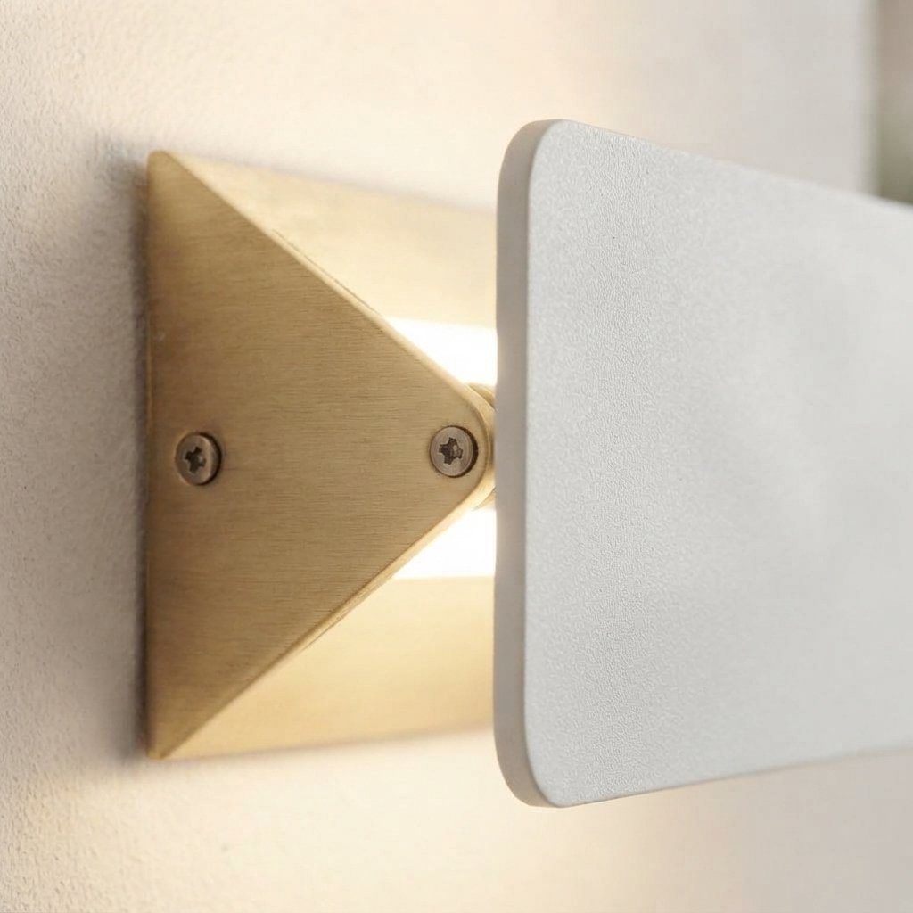 Rotatable LED Wall Light, Metal & Acrylic, Warm or Cool