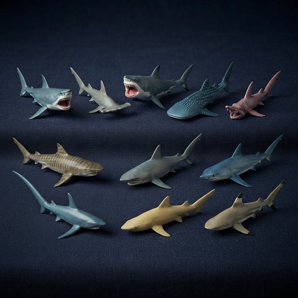 Shark Advent Calendar with 24 Collectible Figures