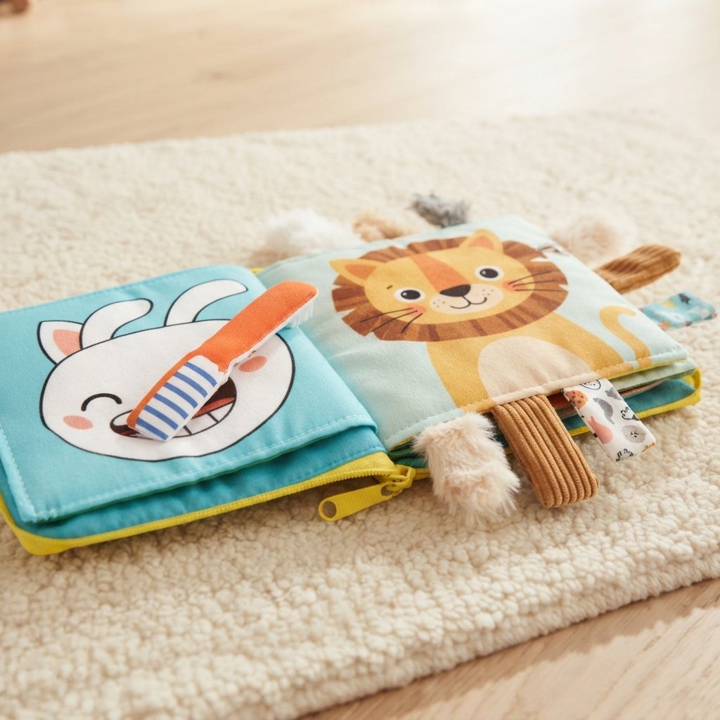 Soft Cloth Activity Book for Babies and Toddlers