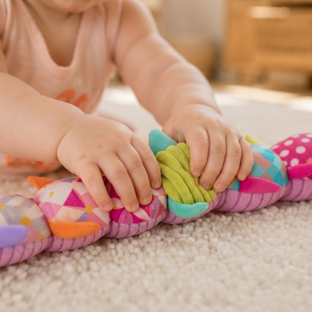 Soft Musical Caterpillar Rattle Toy for Babies