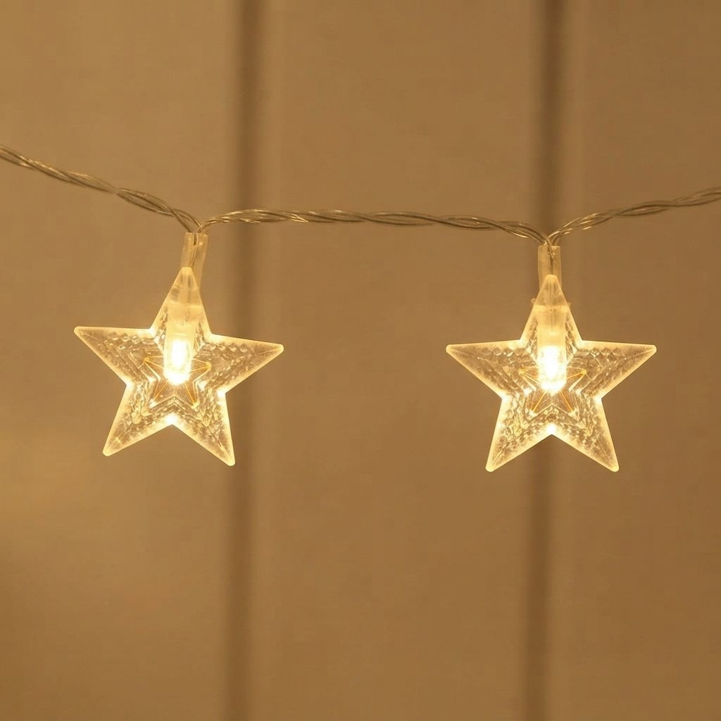Star String Lights for Kids' Rooms, Battery Powered