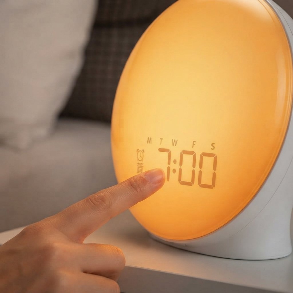 Sunrise Alarm Clock with Ambient Light and Natural Sounds