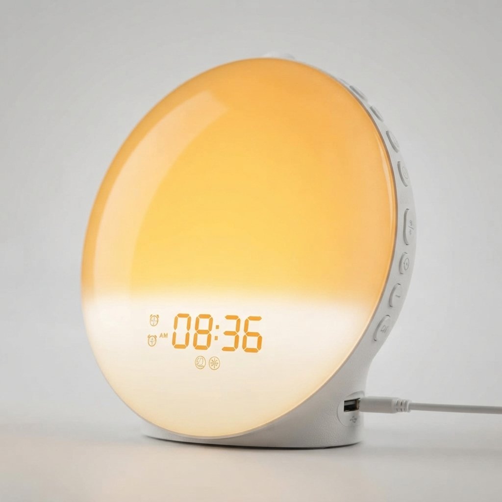 Sunrise Alarm Clock with FM Radio and Dual Alarms