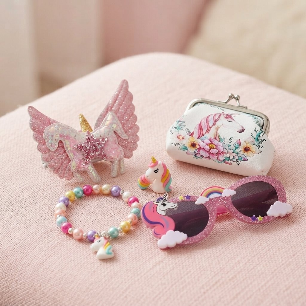 Unicorn Advent Calendar with 24 Jewellery & Hair Accessories