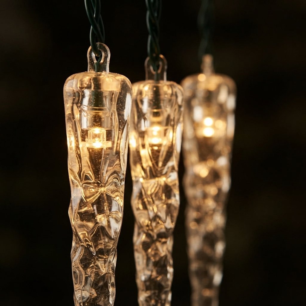USB Icicle String Lights with Remote, 3.5 m & 7 m