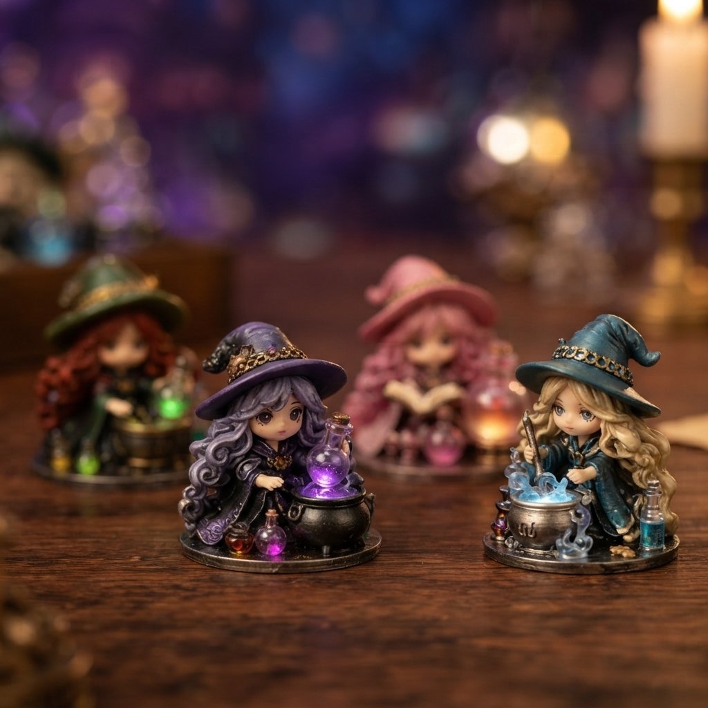 Witch Figures Advent Calendar – 24 Collectible Figurines