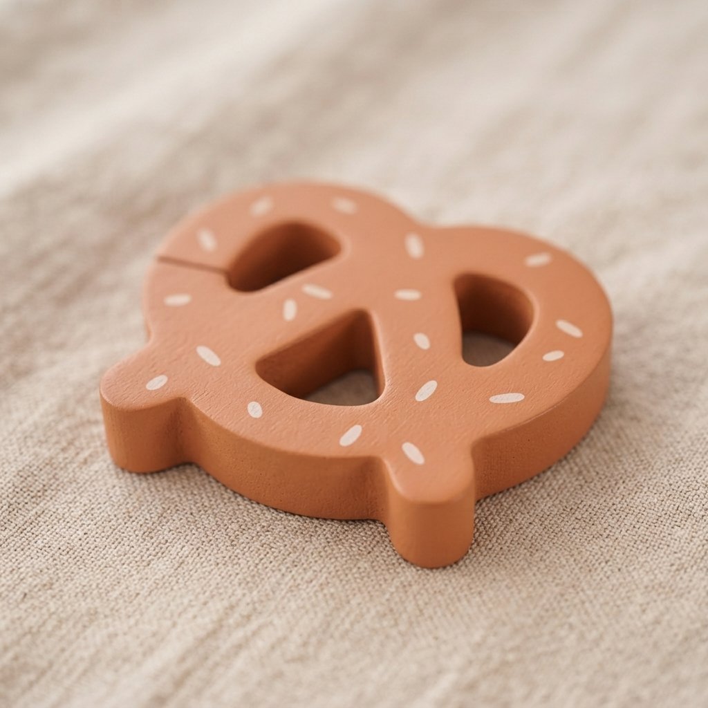 Wooden Bread Cutting Play Set for Toddlers