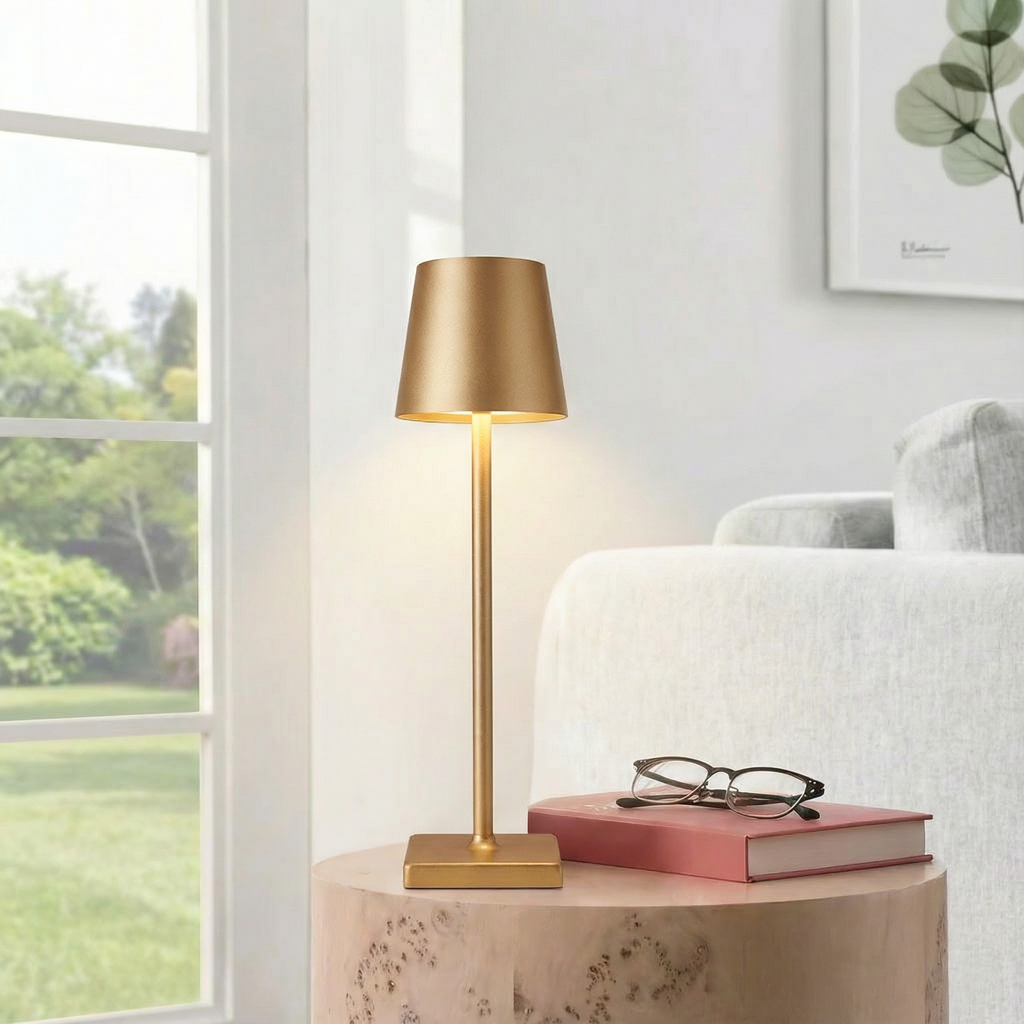 Modern Touch Dimmable Rechargeable LED Table Lamp
