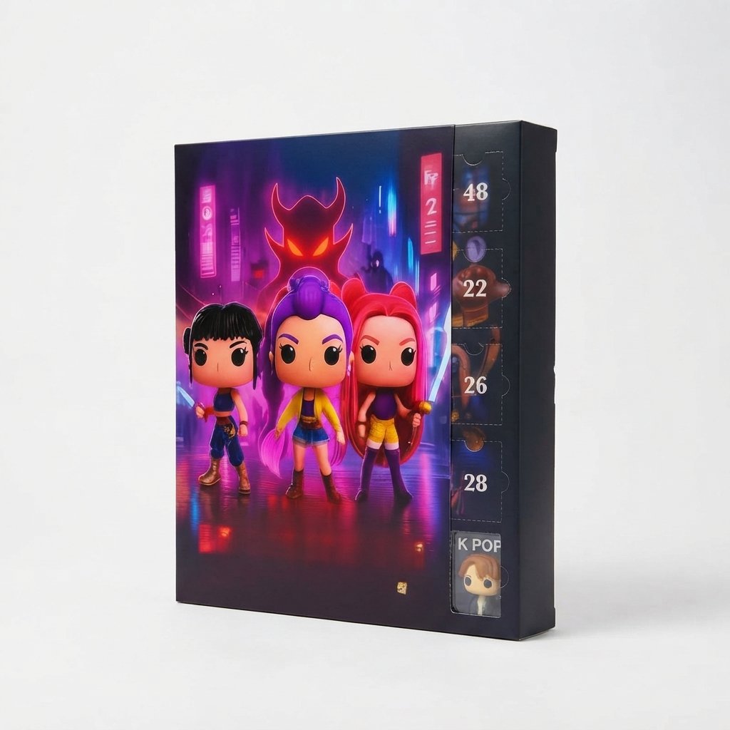 Anime K-Pop Advent Calendar with 24 Mini Figures — KPop 2