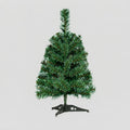 Artificial Christmas Tree with Metal Stand, Green PVC — Green