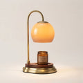 Candle Warmer Table Lamp with Dimmer and Timer, Orange — Orange