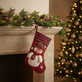 Christmas Stockings Set with Santa, Snowman, Reindeer & Polar Bear — 3 Pieces