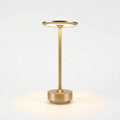 Cordless Touch Lamp with Warm LED Glow, Dimmable — Gold