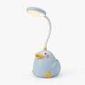 Duck LED Desk Lamp for Children with Flexible Neck — Blue