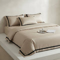 Egyptian Cotton Duvet Cover Set – Satin Weave — Double [200x230cm]