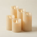 Flameless LED Candles with Flickering Glow — Classic Candles – 5 pieces