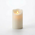 Flickering LED Flameless Candles, Battery Operated Tealights and Pillar Candles for Indoor Decoration and Parties — Warm White