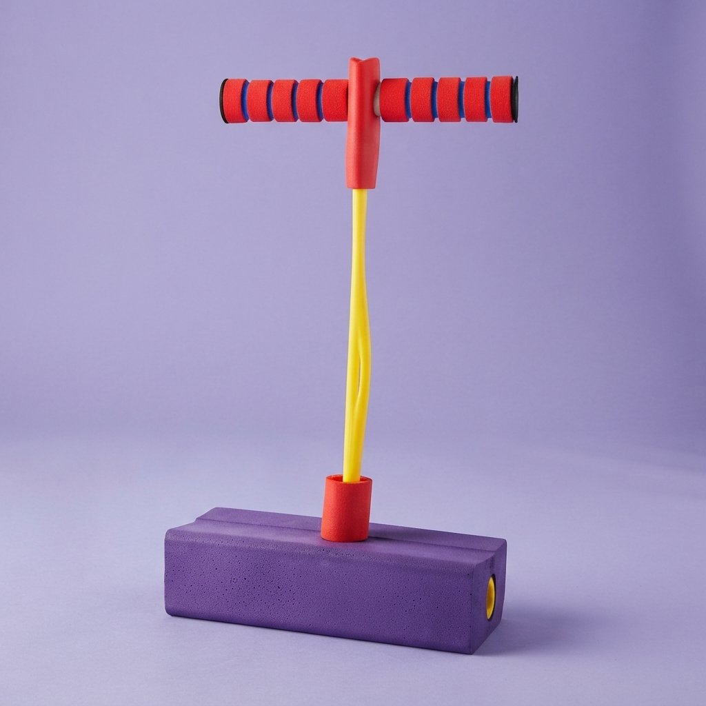 Foam Pogo Jumper for Kids – Balance & Active Play — Purple