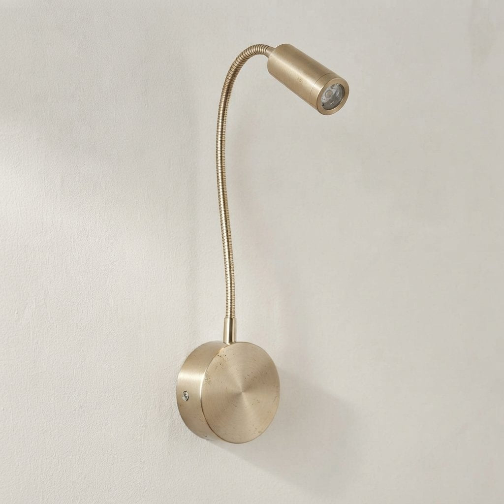 Gooseneck LED Wall Reading Light, Flexible Arm, 3W — 3000K