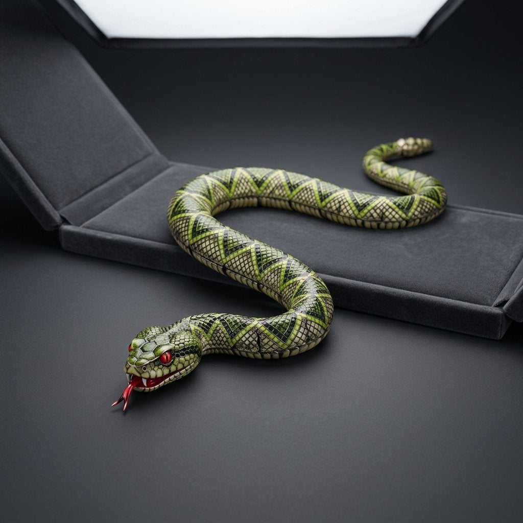 Halloween Inflatable Snake Decoration for Garden, Porch and Haunted House Displays — A