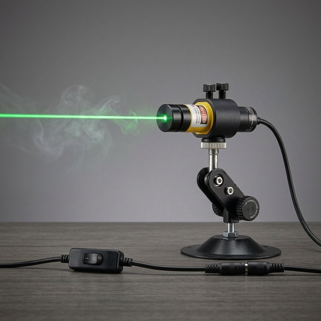 Halloween Swamp Laser Line Light with Adjustable Mount and Inline Switch — Green Light