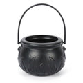 Halloween Witch's Cauldron Mist Maker with Colour-Changing LED Lights — Black