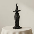 Hand-Painted Witch Guardian Resin Statue – Rustic Decorative Figure for Indoor and Outdoor Display — Default