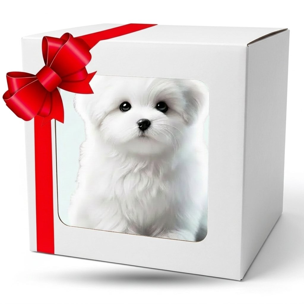 Interactive Walking Puppy Toy – Barks, Sits & Wags — White