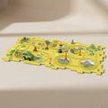 Kids Electric Car Track Set with Puzzle Pieces, Ages 4–6 — Dinosaur
