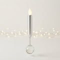 LED Christmas Tree Candles with Remote Control — Silver