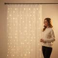 LED Curtain Fairy Lights 120–300 LEDs, 3 Colours Available — WHITE