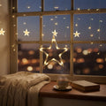 LED Star Curtain Lights, Warm White, Indoor & Outdoor — Type A