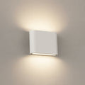 LED Up-Down Wall Light, Indoor & Outdoor, Black or White — White