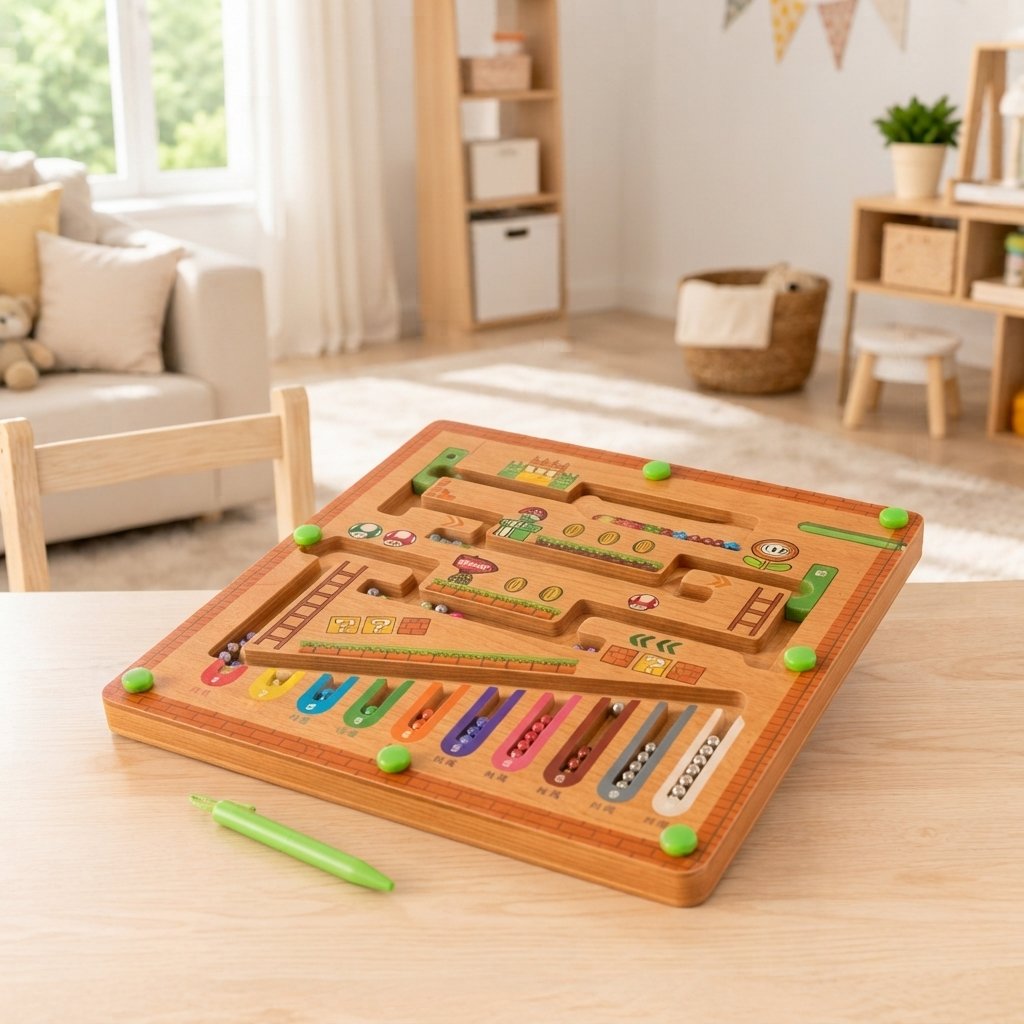 Magnetic Maze Board for Kids – Colour Sorting Game — Medium